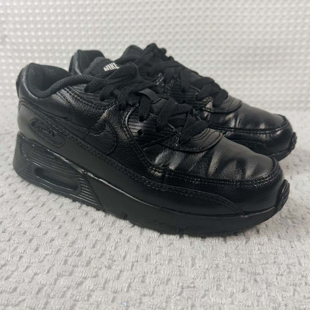 Nike Air Max 90 Triple Black Kids Shoes